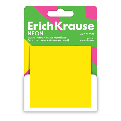 Picture of EK STATIC NOTES 75X75MM YELLOW